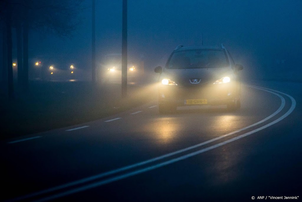 Code rood in het noorden vanwege dichte mist