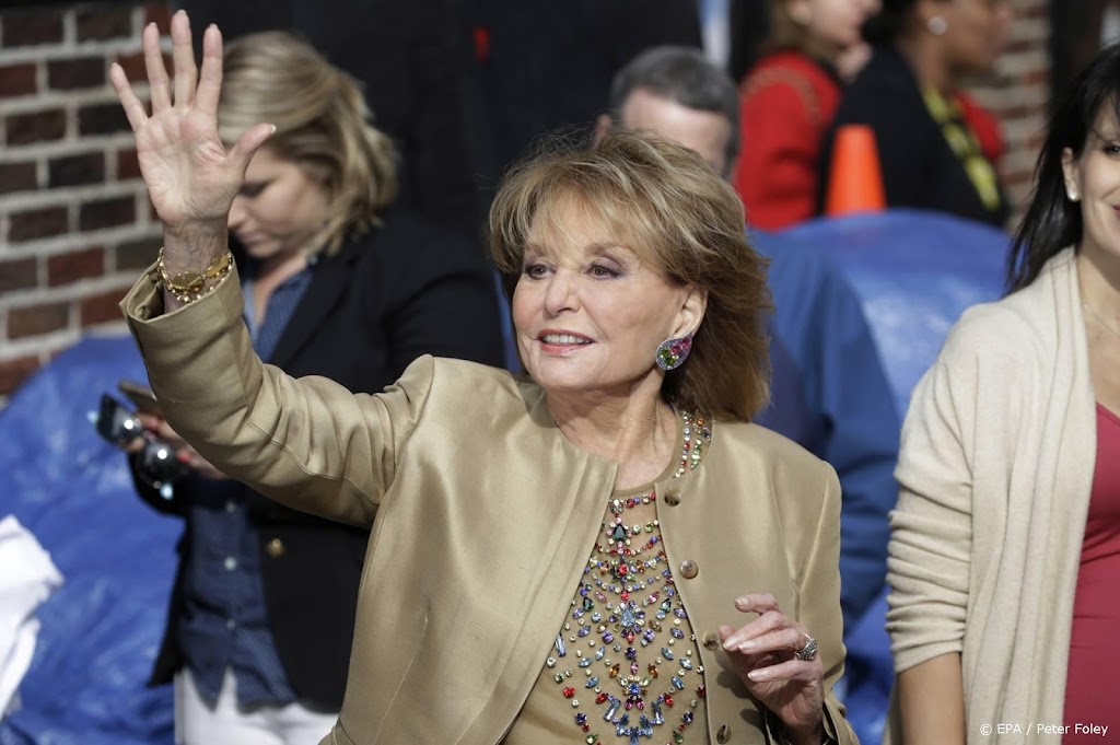 Iconische Amerikaanse tv-journalist Barbara Walters (93) overleden