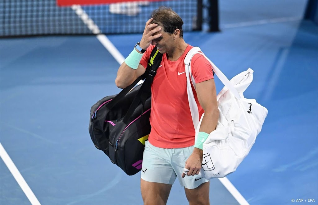 Nadal onderuit in dubbelspel bij rentree op tennisbaan
