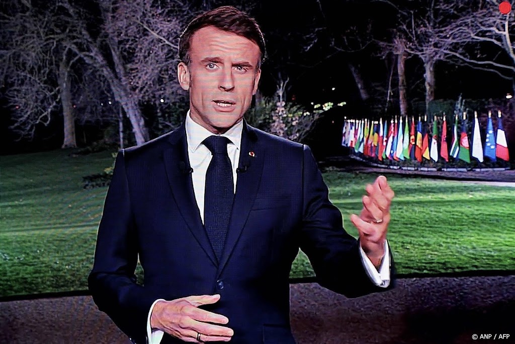 Macron: 2024 maakt met de Notre-Dame en de Spelen Fransen trots