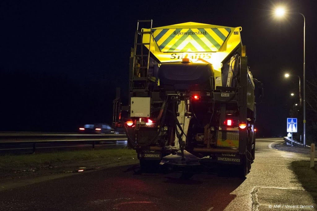 Waarschuwing voor gladheid in vrijwel het hele land