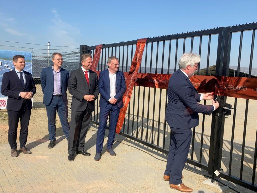  North Sea Port, Dow en Gutami openen nieuw zonnepark in Terneuzen
