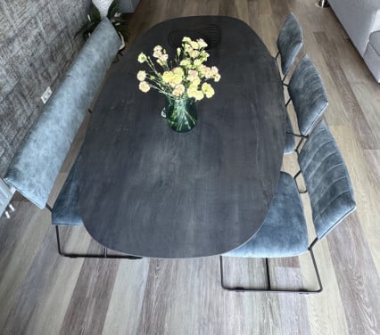Eetkamerstoelen en -bank