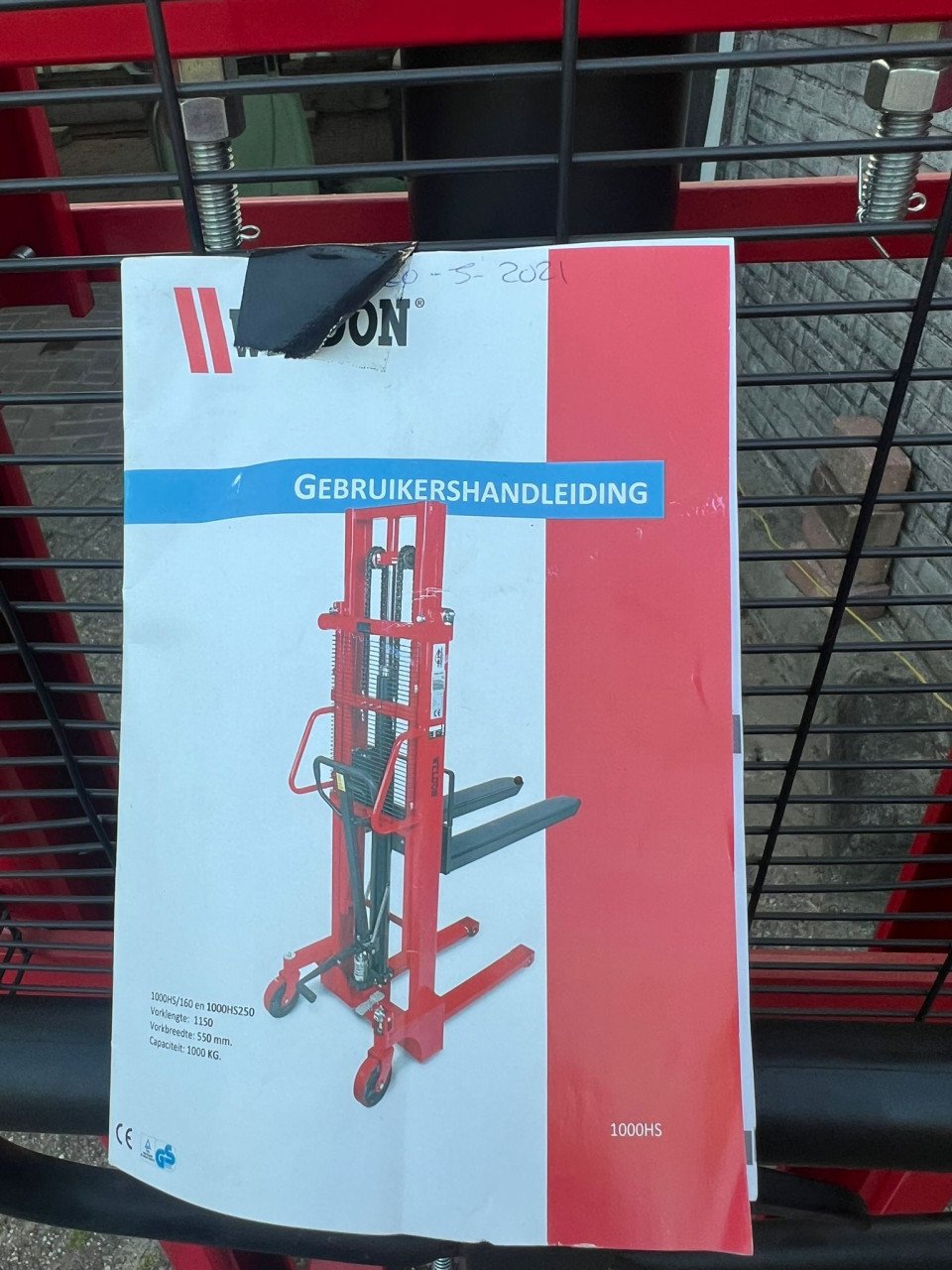 Weldon stapelaar 1000/250