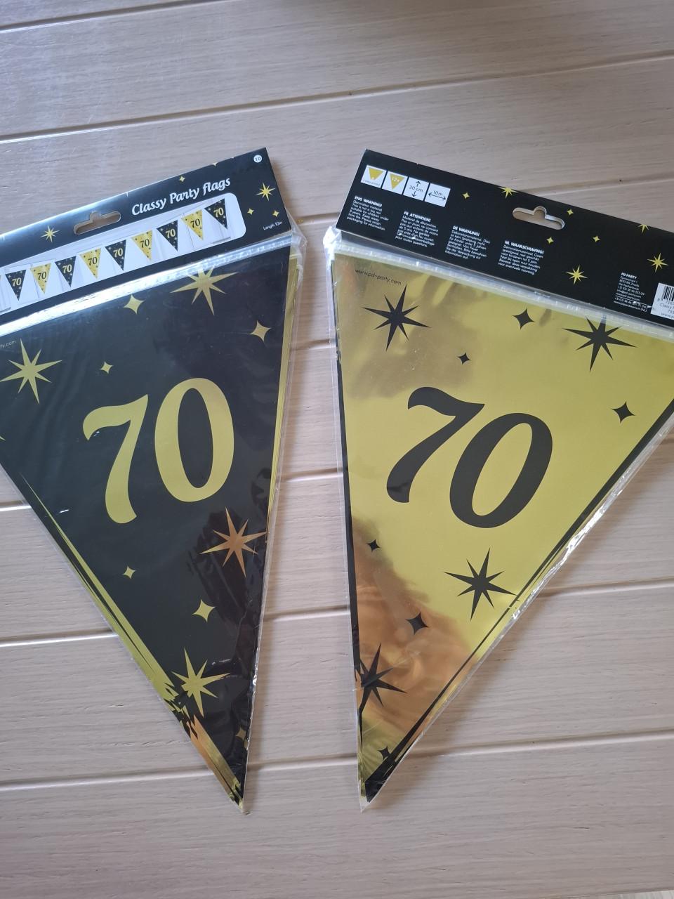 Luxe ballonnen en vlaggenlijn 70 en 60 jaar
