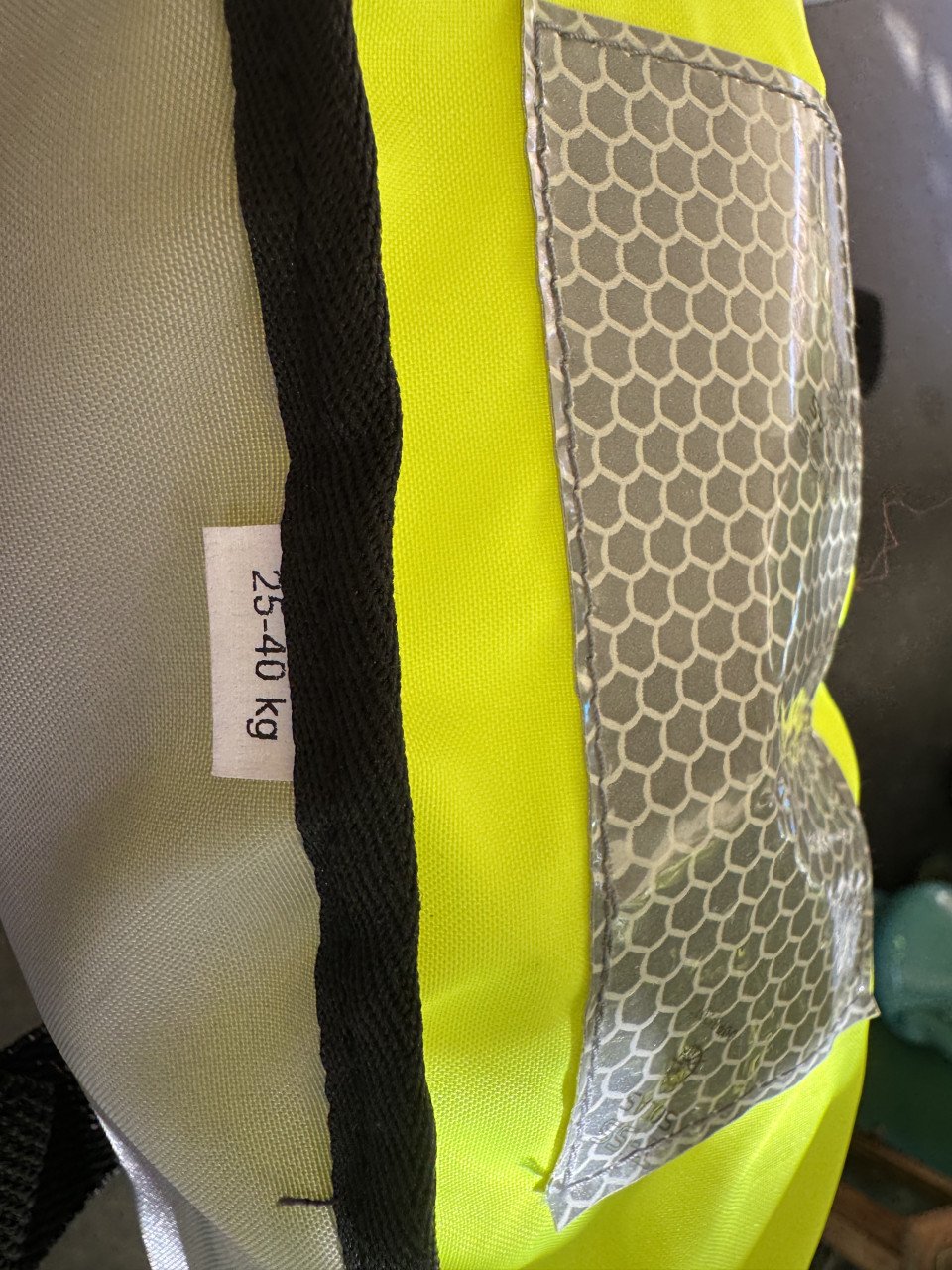 Reddingsvest Besto 25-40 kg geel en 40-60 kg
