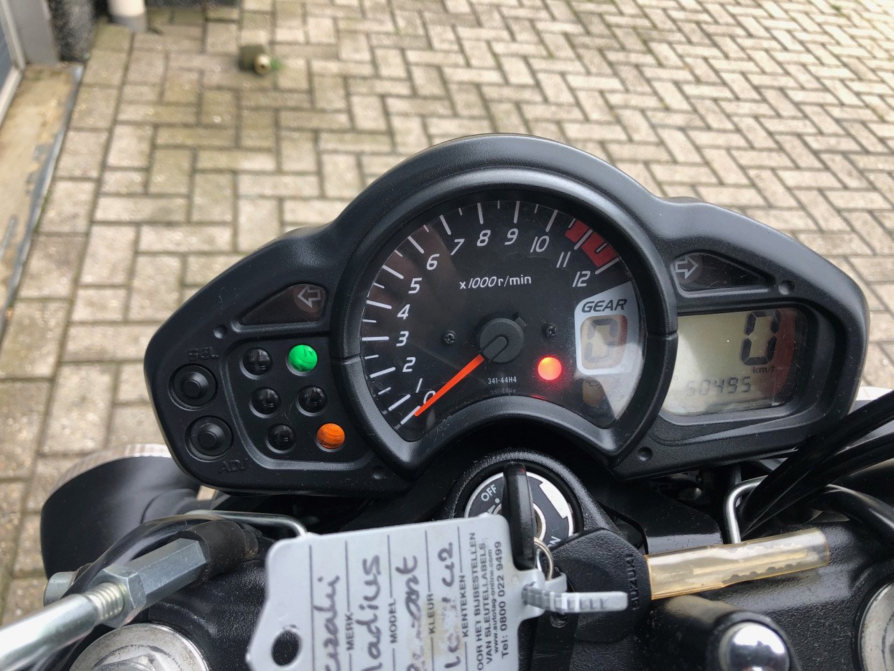 Suzuki Gladius 650 met ABS uit 2013, net onderhoud gehad, nwe banden €3250-