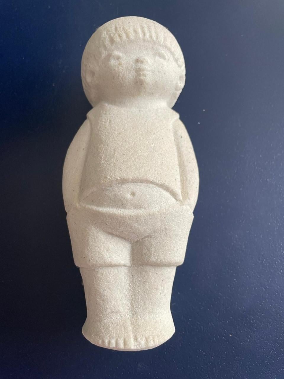 Beeldje van stone art