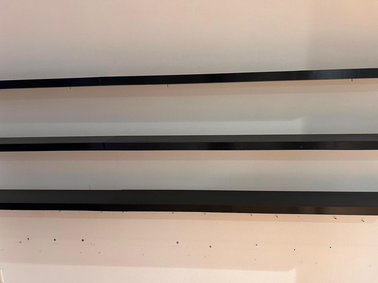 Zwarte Legboorden / Wandplanken