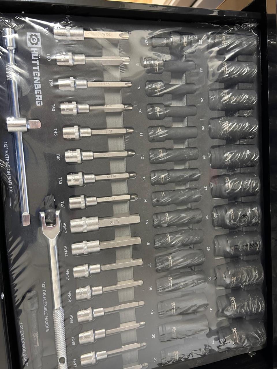 Gereedschap kar met 7 lades Huttenberg 6/7 Pro werkplaats