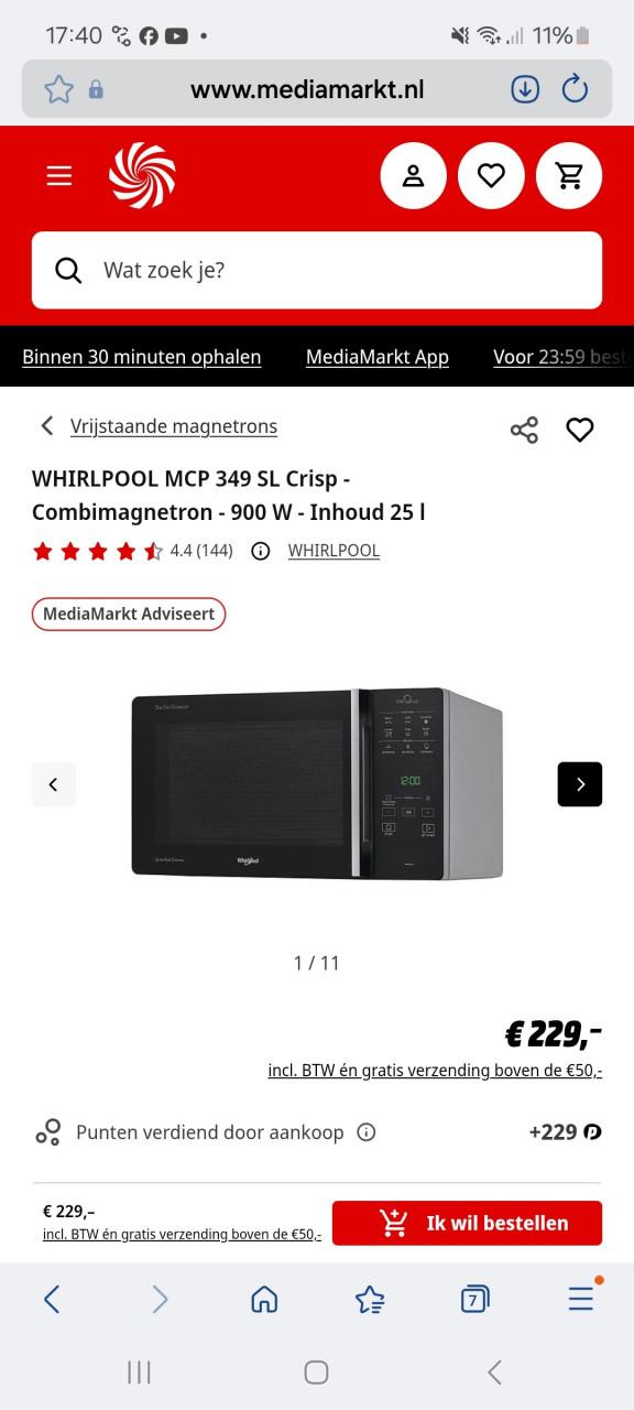 Combimagnetron Whirlpool