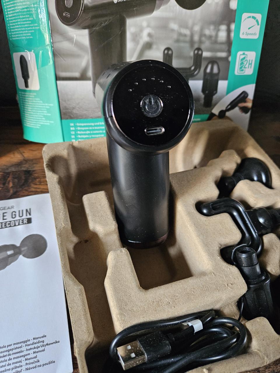 Nieuwe Silvergear Massage Gun - Ontspanning en Herstel