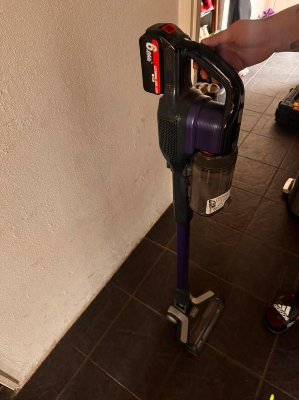 Black en decker draadloze stofzuiger