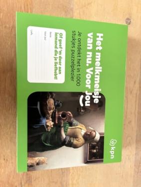 KPN puzzel Het melkmeisje 1000 stukjes