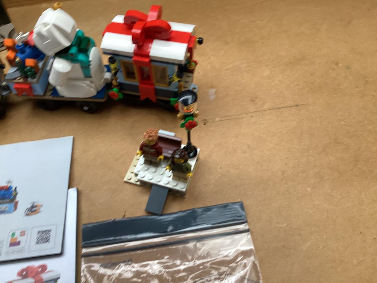 Lego Kerst Feesttrein 10361, 1x gebouwd, z.g.a.n.