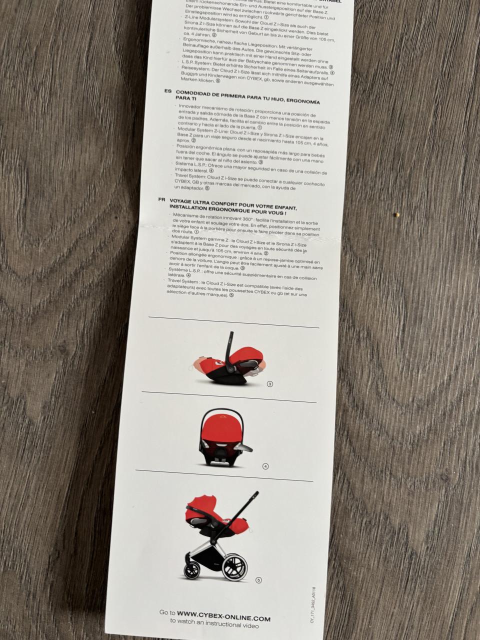 Cybex maxi cosi met 360 graden isofix plateau