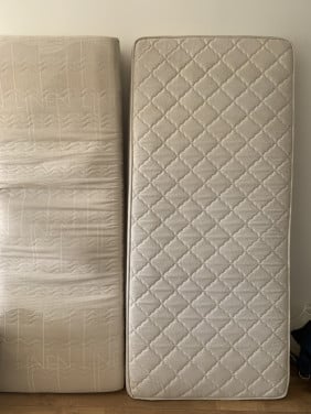 2x matras eenpersoons