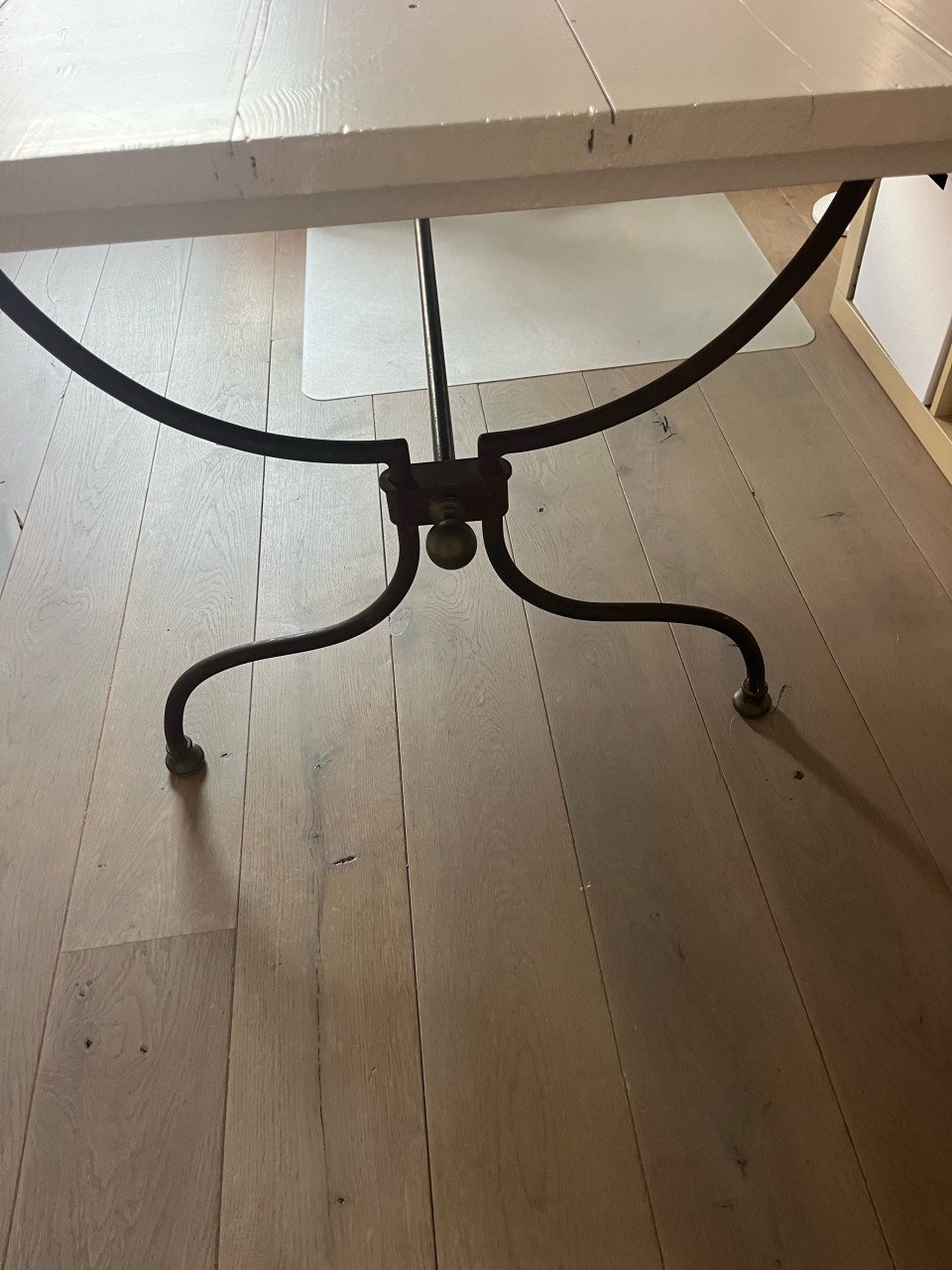 Tafel onderstel voor tuin of evt binnen van staal