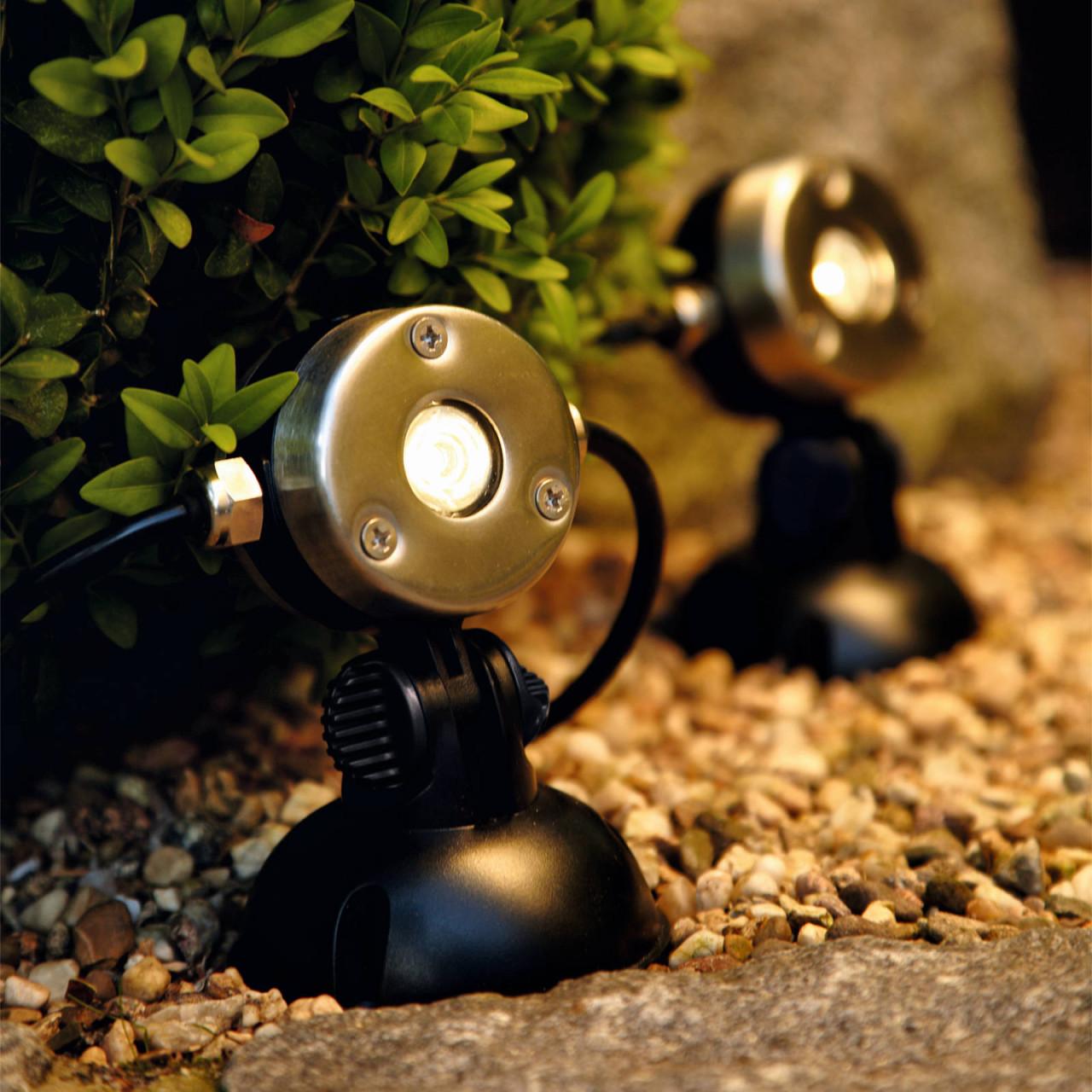 LED Sterren op Tuinspies | Set van 5 | Warm Wit Licht Timer