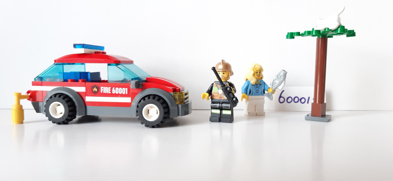 Lego City 600001: Brandweercommandant met gouden helm