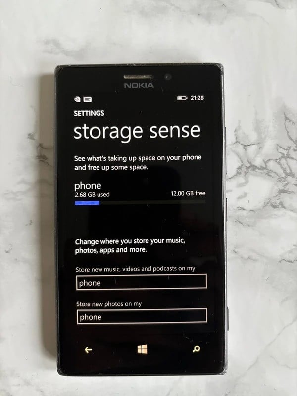 Nokia Lumia 925 zwart 12GB windows phone📱