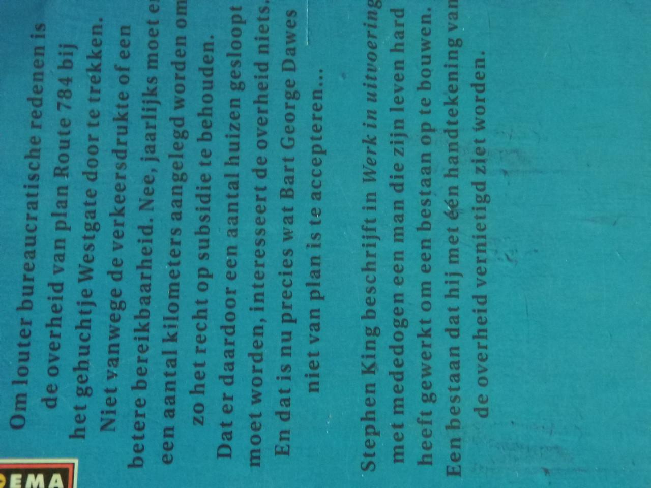 Werk in Uitvoering van Stephen King.