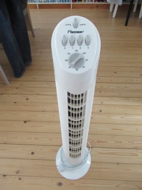 Toren ventilator, wit, koeler, airco, zgan.