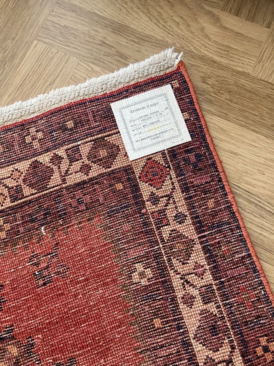 Perzisch vloerkleed 156 x 210 Kerman Asfhar