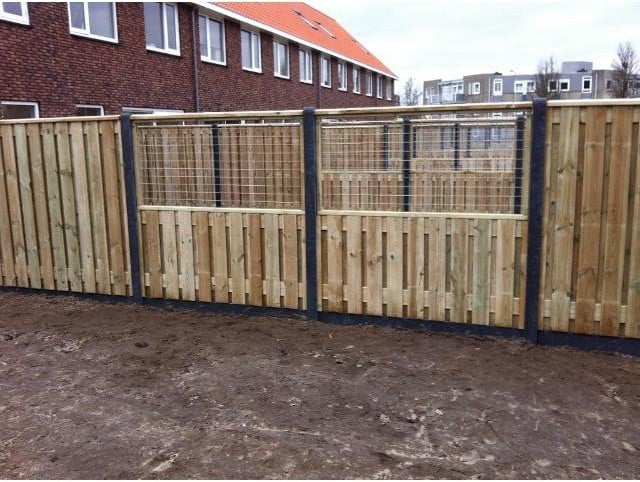 Hout Betonschutting Ook alles los leverbaar !!!!