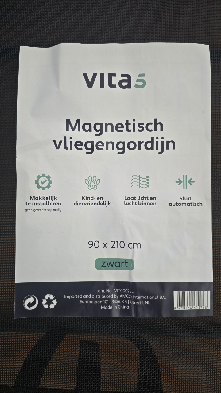 Vliegengordijn Magnetisch