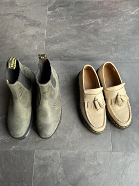 Diverse schoenen, enkellaarsjes Dr Martens, Panama Jack en Gabor maat 39