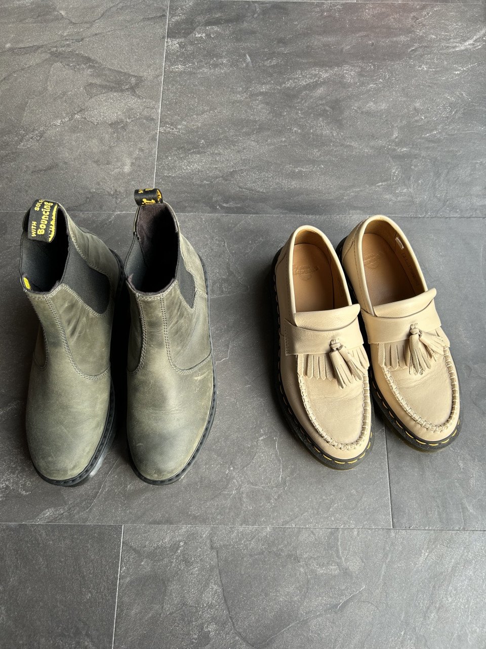Diverse schoenen, enkellaarsjes Dr Martens, Panama Jack en Gabor maat 39