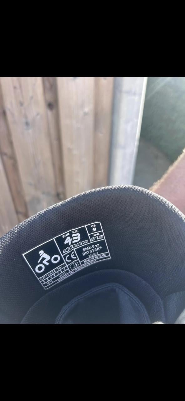 Alpinestars SMX-6 V2 Drystar motorlaarzen – maat 43