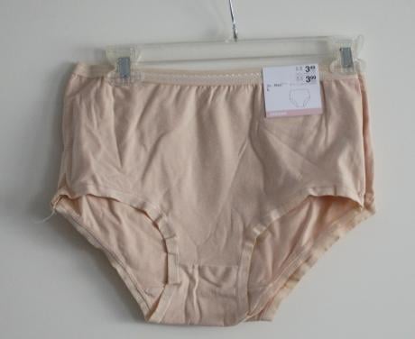 Nieuwe beige ondebroeken maxi slip  maat l