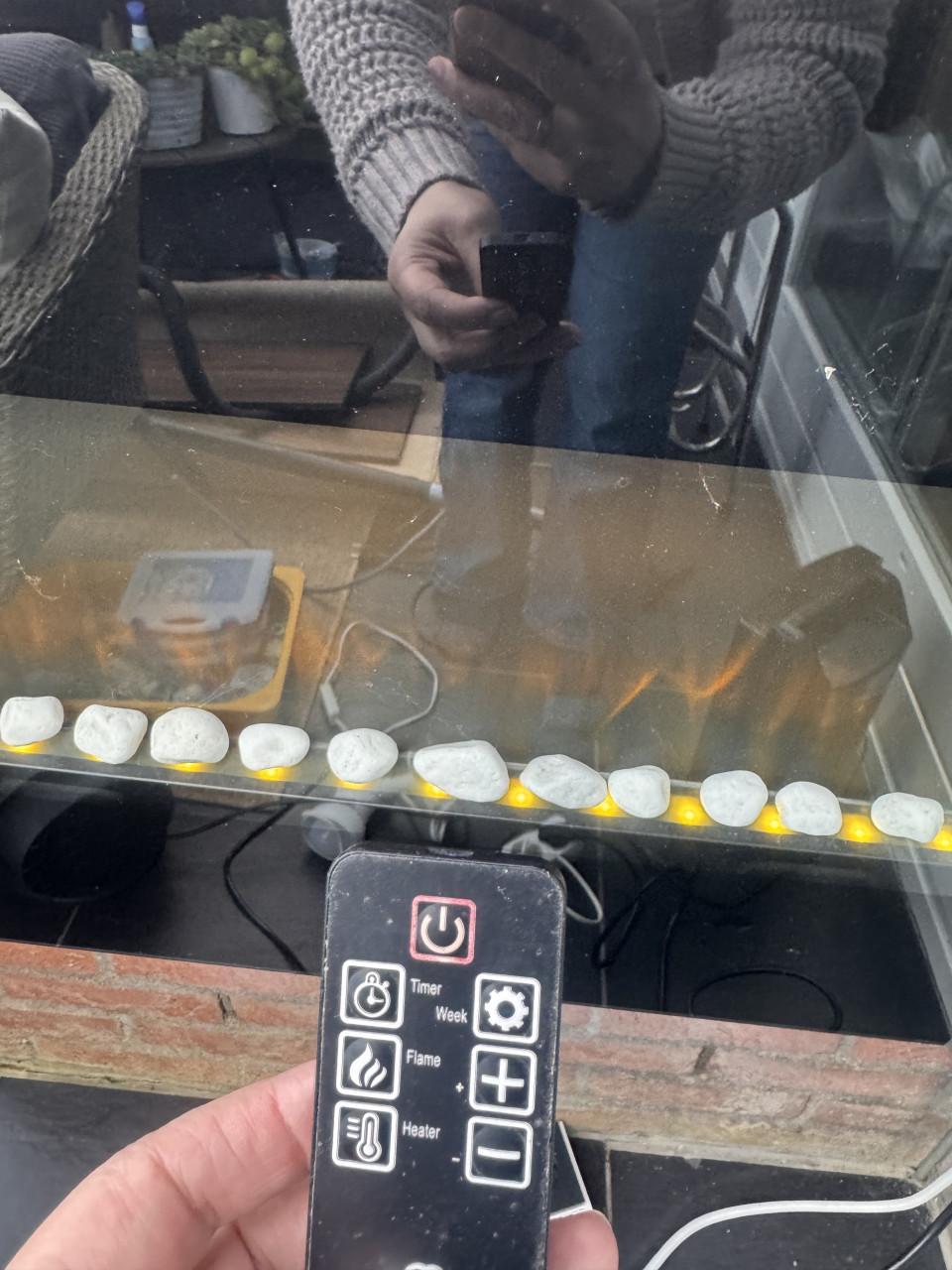 Electrische sfeer haard