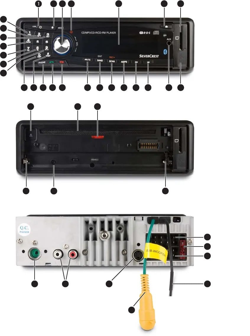 Autoradio Silvercrest KH 2377