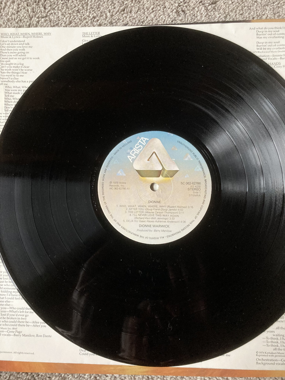 LP Dionne Warwick Dionne