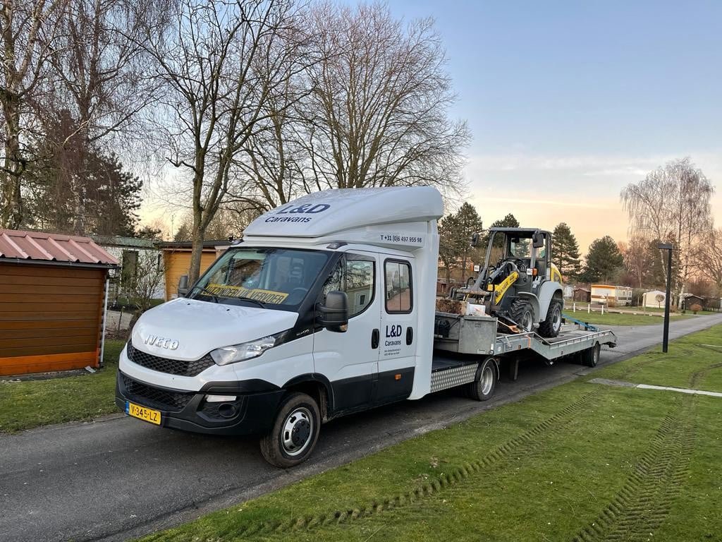 Transport van u Stacaravan Tourcaravan Camper....