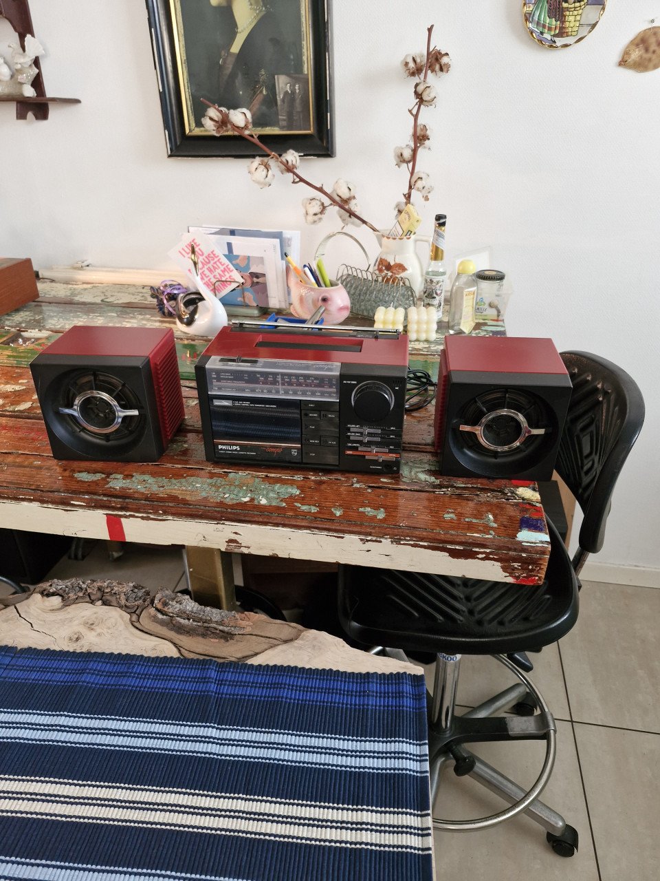 Te koop philips clubic compro vintage boombox