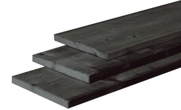 Potdekselplanken Zwart gespoten Scherpe Prijzen.