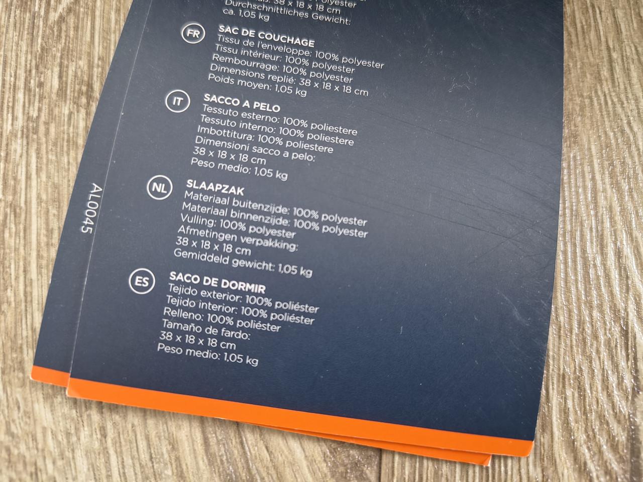 Prachtige lichtgewicht slaapzak Nomad met compressie hoes.