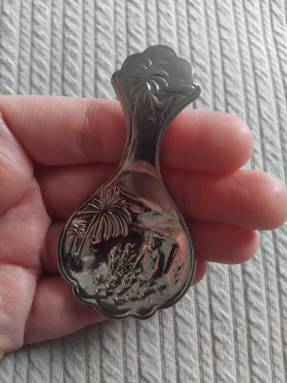 Vintage Theeduim Theeschepje Theeplukster