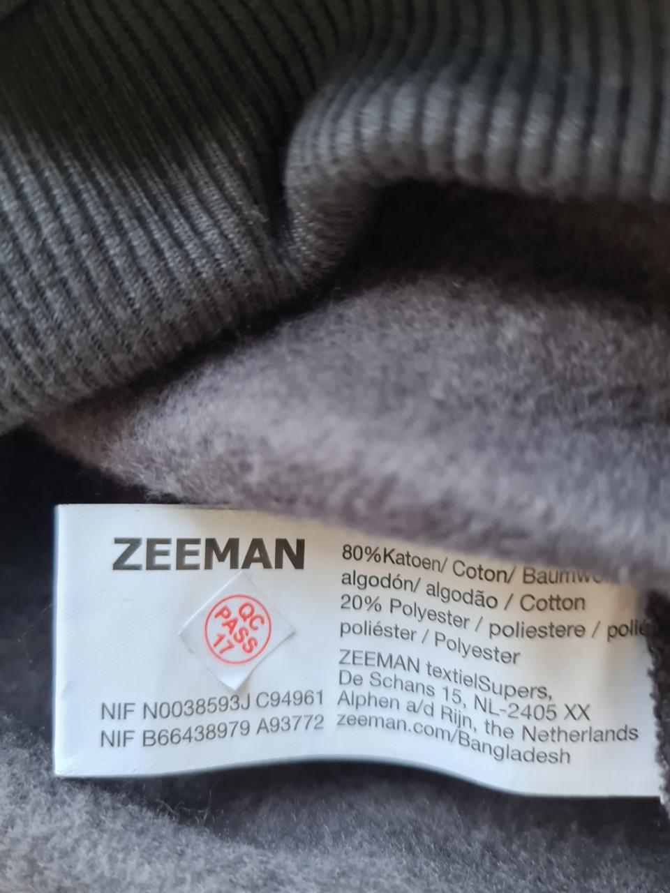 Nieuw ! Antraciet grijze , zilveren sweater van Zeeman  Mt 122-128