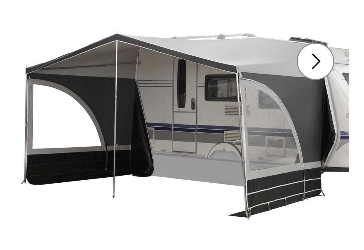 Obelink caravan luifel panorama grey maat 8