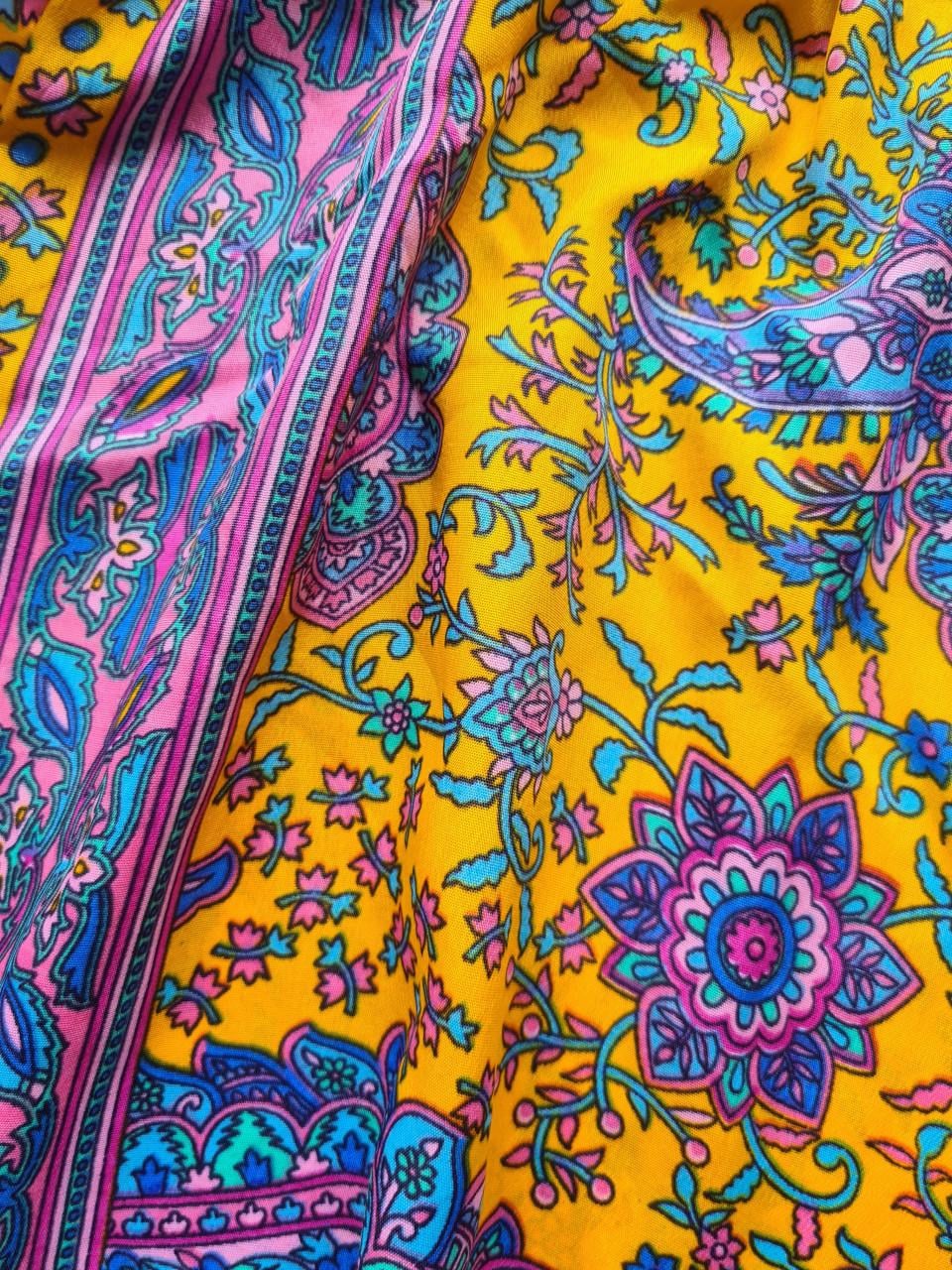 Kleurrijke maxi-rok in Bohemien-Ibiza stijl mt S - XL