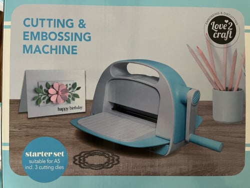 Cutting & Embossing machine voor het maken van (kerst)kaarten