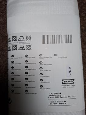 Nieuw Douche gordijn Wit