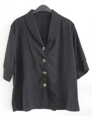 Zwarte blouse maat xl