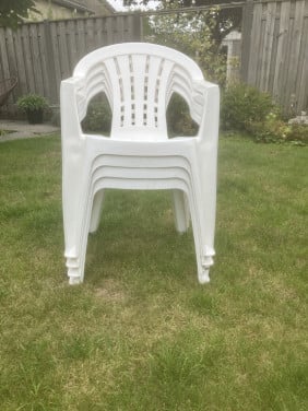 4 tuinstoelen