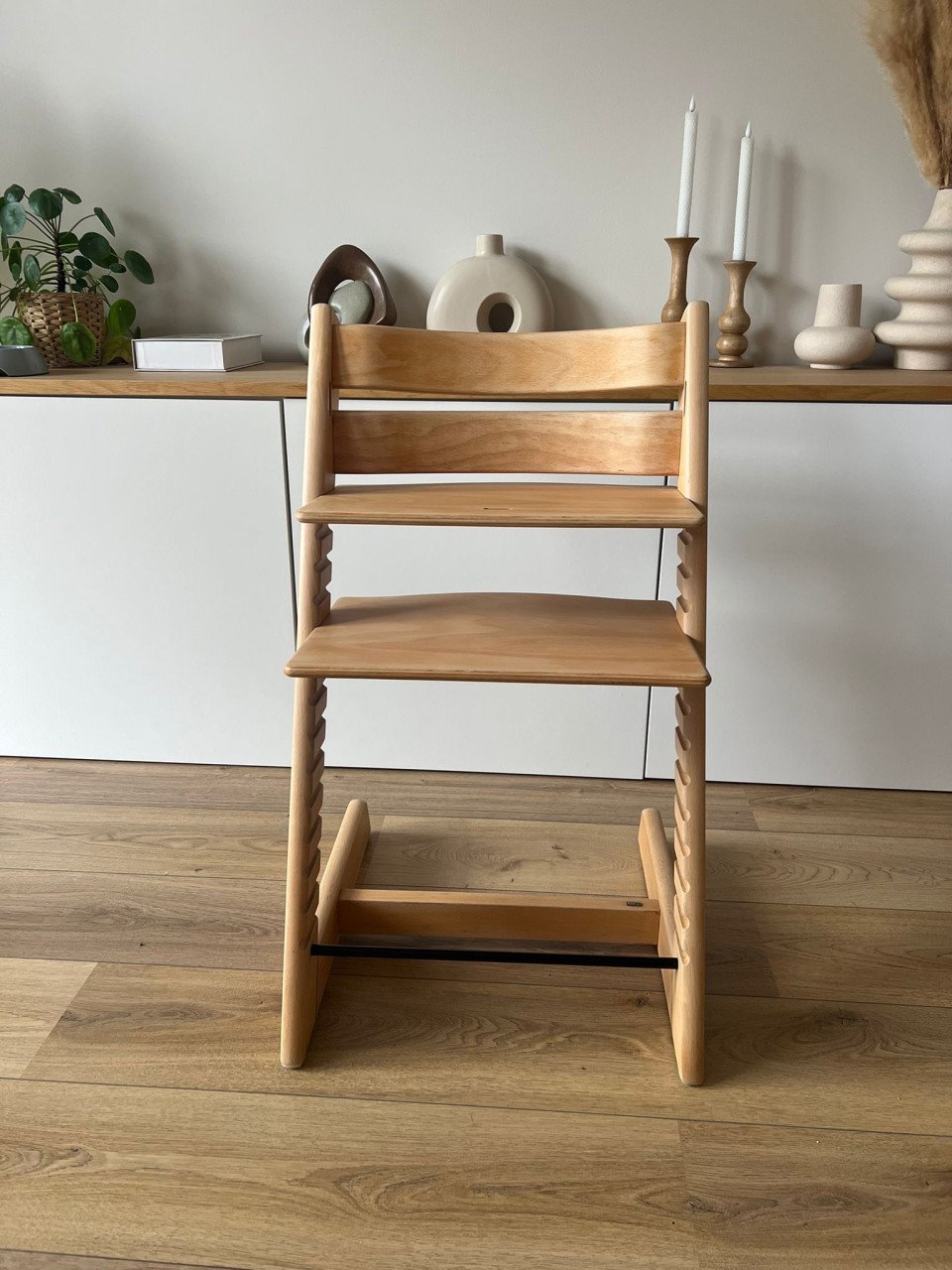 Kinderstoel Stokke Tripp Trapp naturel helemaal opgeknapt